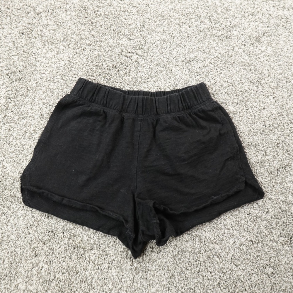 PINK‎ Shorts Womens XS Black Victoria Secret Dog Mini Micro Booty High Rise Y2K